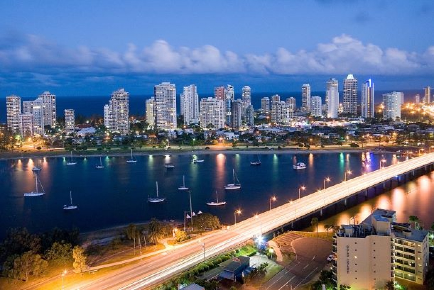 On Gold Coast...
