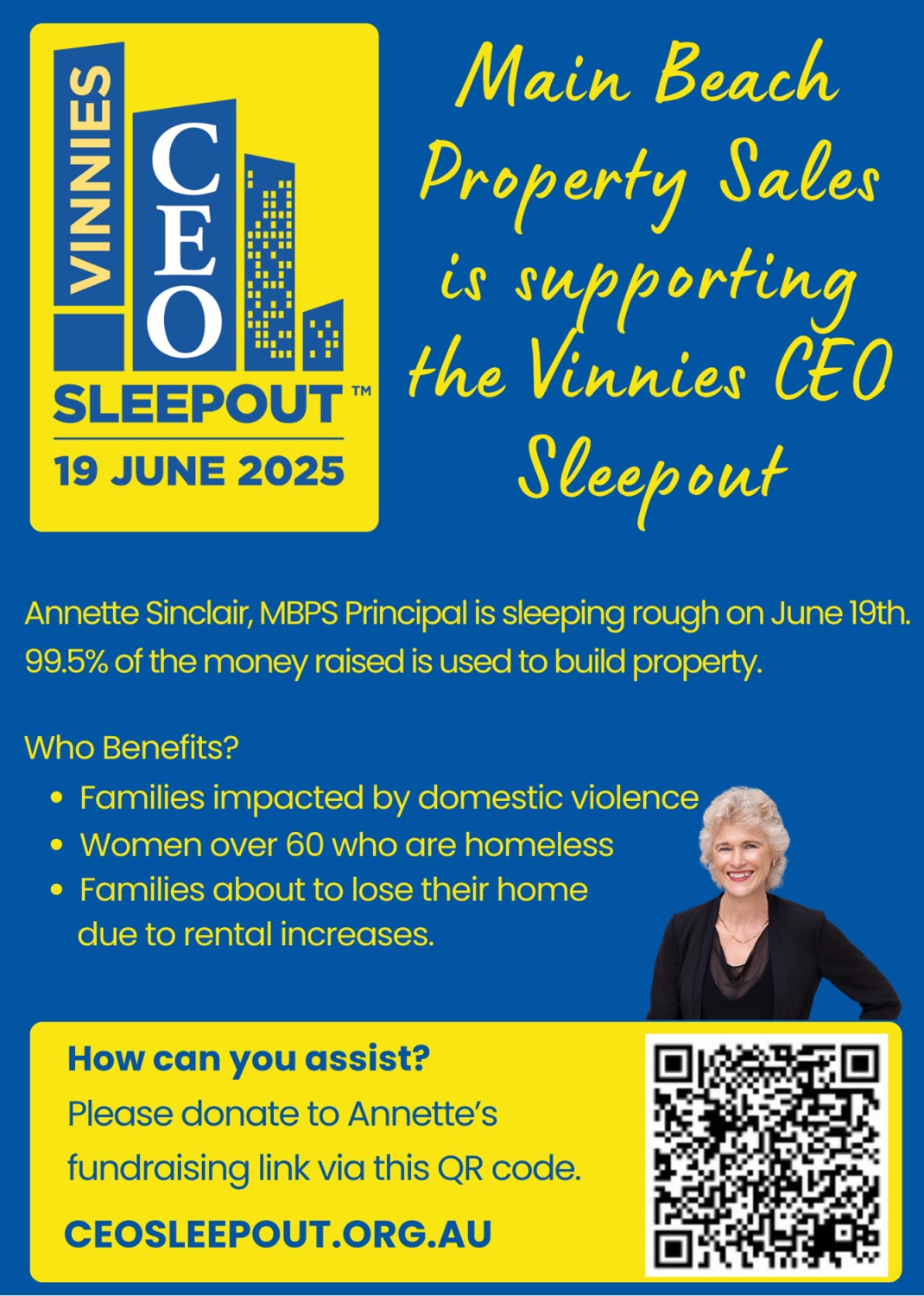 Vinnies CEO Sleepout 19 June 2025
