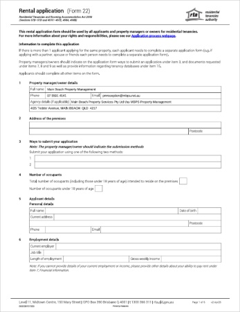 Relevant Forms